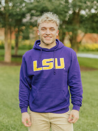 Purple LSU Hoodie