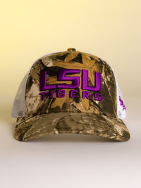 Camo LSU Tigers Block Hat