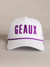 White 'Geaux' Mesh Hat