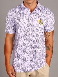 Splatter LSU Paw Polo