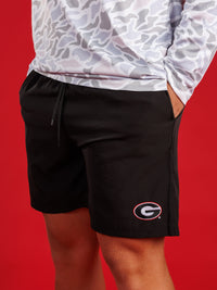 Black Oval G Men's Shorts