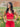 AG V-Neck Padded Active Top | Watermelon image 0