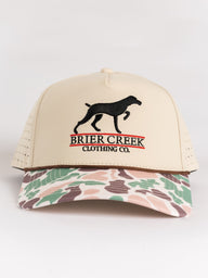 Tan Camo Brier Creek Dog Hat
