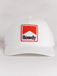 White Rowdy Mesh Hat
