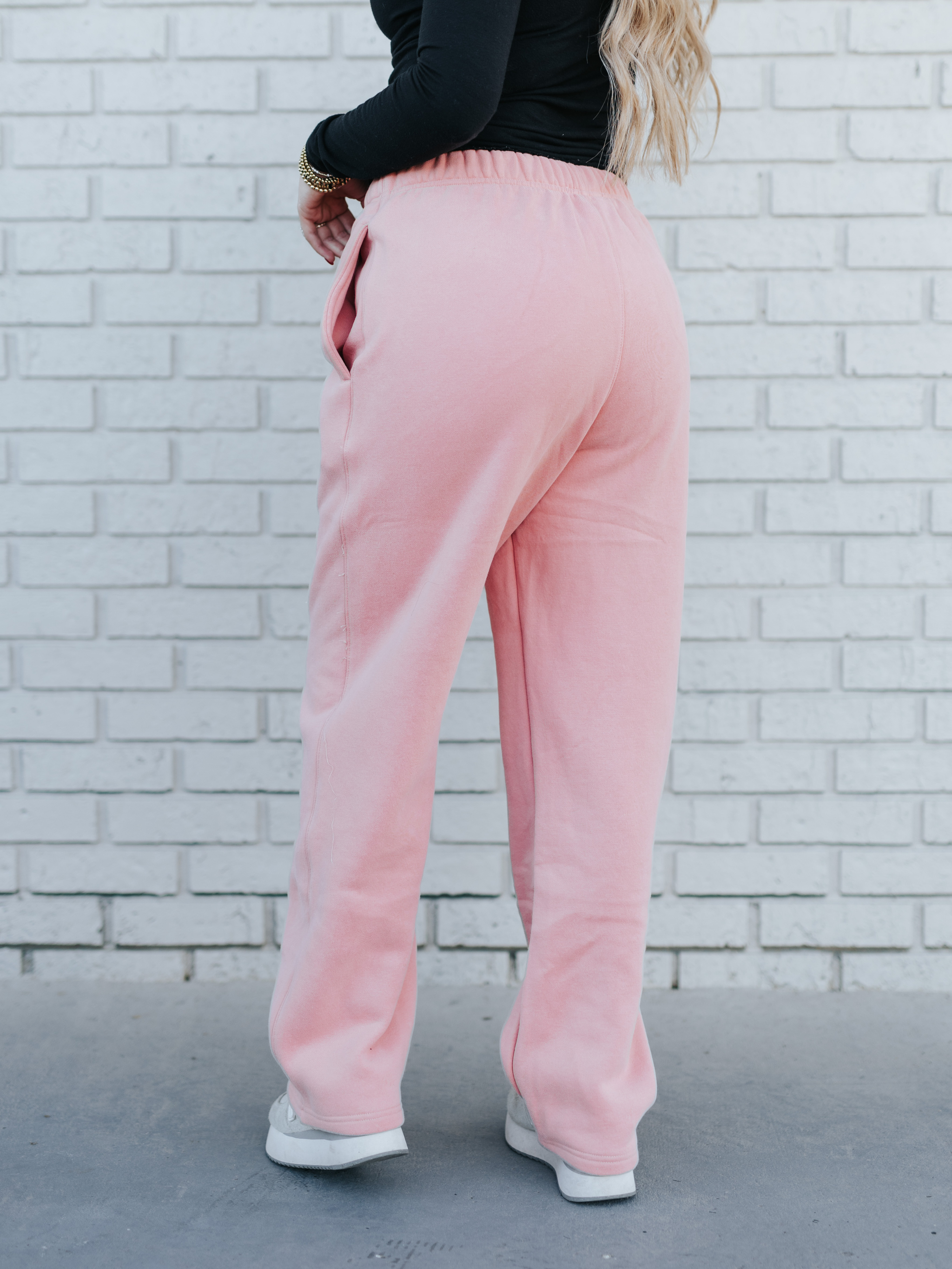 Pink Unisex Heavyweight Sweatpants