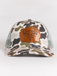 Vintage Camo Brier Creek Buck Head Mesh Hat