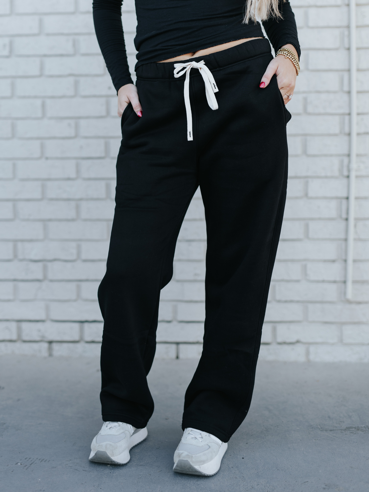 Black Unisex Heavyweight Sweatpants