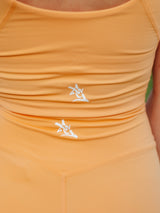 AG V-Neck Padded Active Top | Peach image 4
