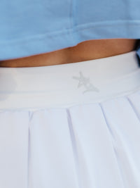 AG Pleated Active Skort | White image 2