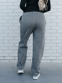 Gray Unisex Heavyweight Sweatpants