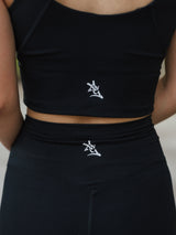 AG V-Neck Padded Active Top | Black image 3