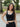 AG V-Neck Padded Active Top | Black image 0