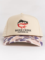 Tan Camo Brier Creek Fish Hat