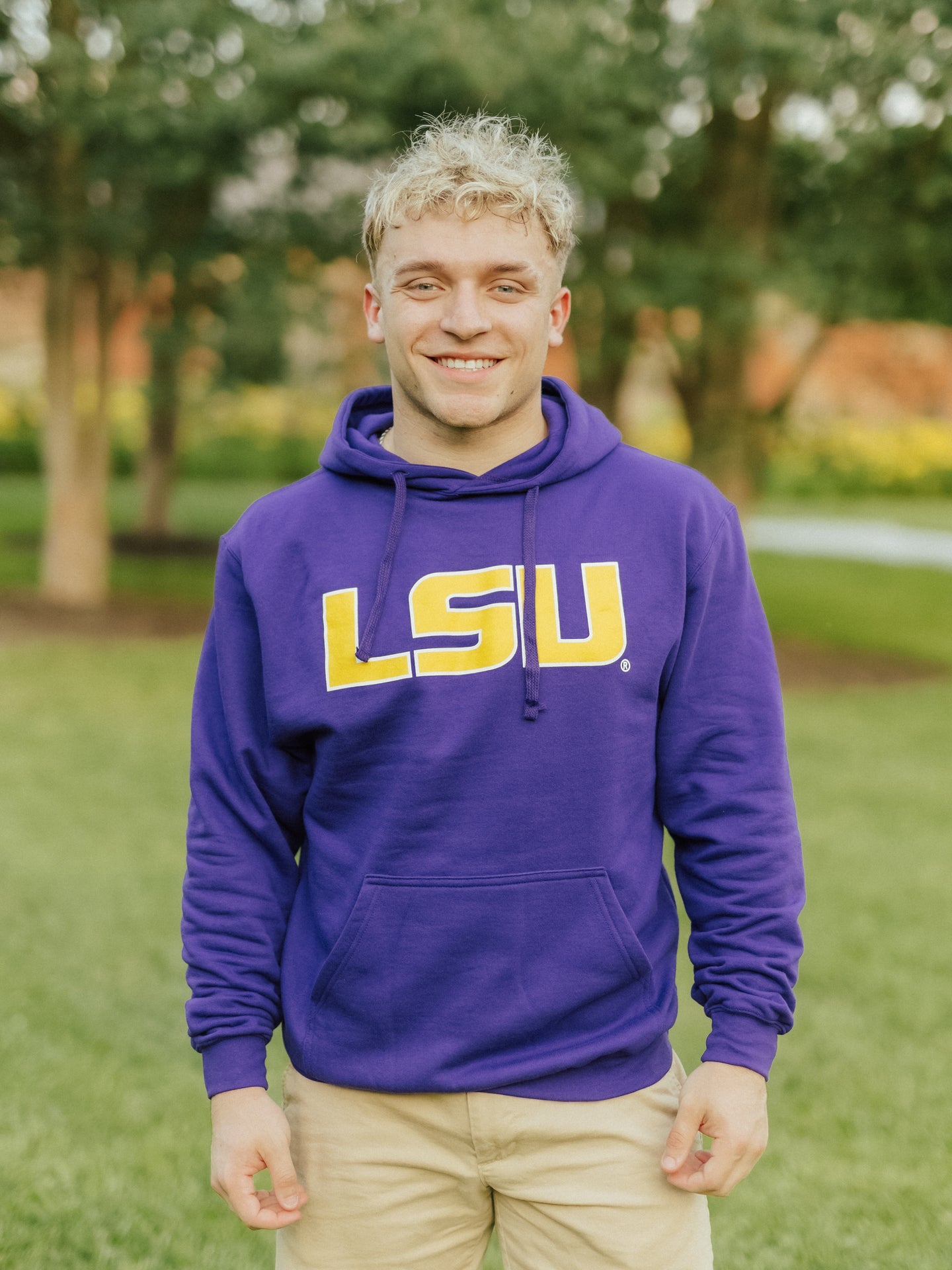 Purple LSU Hoodie