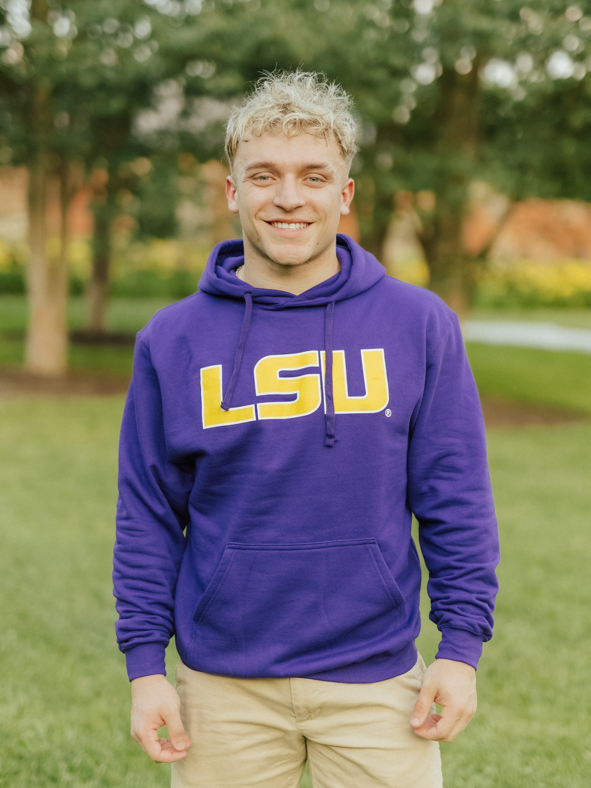 Purple LSU Hoodie