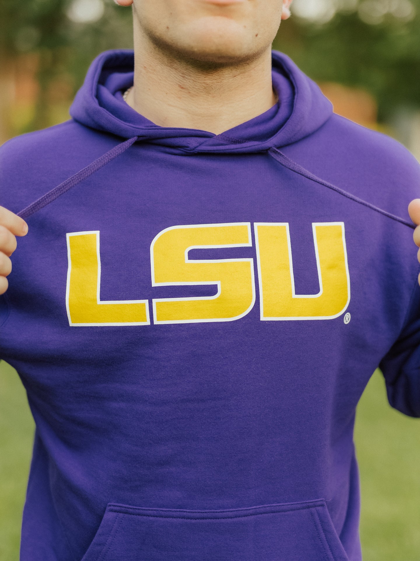 Purple LSU Hoodie