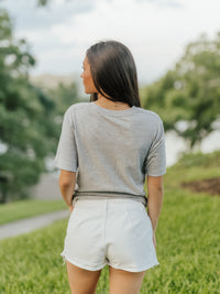 Grey Jumping Tiger Tee