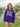 Purple LSU Mono Crewneck