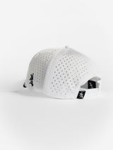 White Mesh Rope 'GATA' Hat