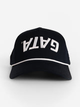 Navy Canvas Upside Down 'GATA' Hat