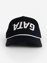 Navy Canvas Upside Down 'GATA' Hat