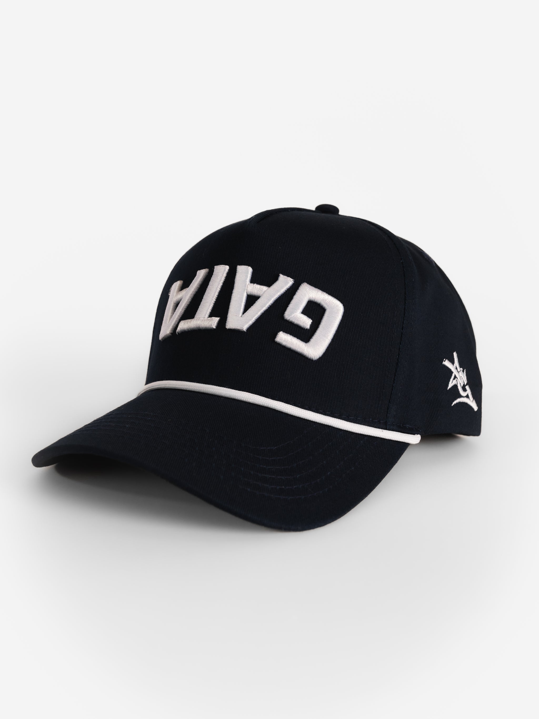 Navy Canvas Upside Down 'GATA' Hat