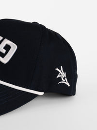 Navy Canvas Upside Down 'GATA' Hat