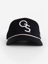 Navy Mesh Rope White 'GS' Hat