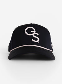 Navy Mesh Rope White 'GS' Hat