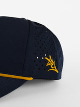 Navy Mesh Rope Gold 'GS' Hat