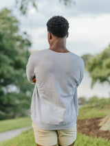 Grey Tiger Jump Crewneck