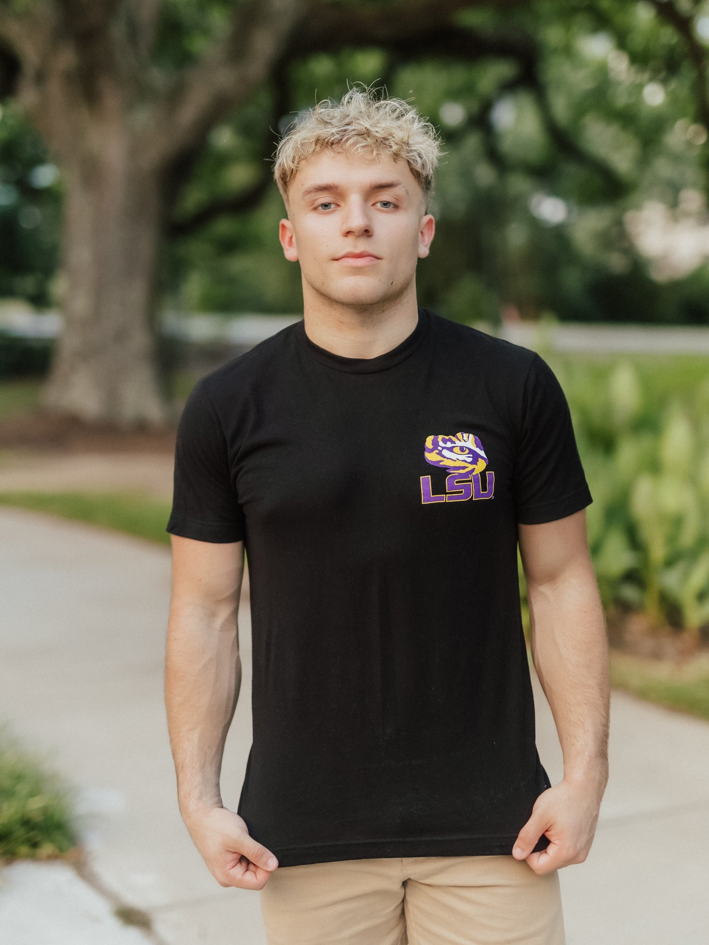 Black LSU Saturday Night Tee