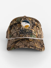 Camo Mesh Rope Retro Eagle Head Hat