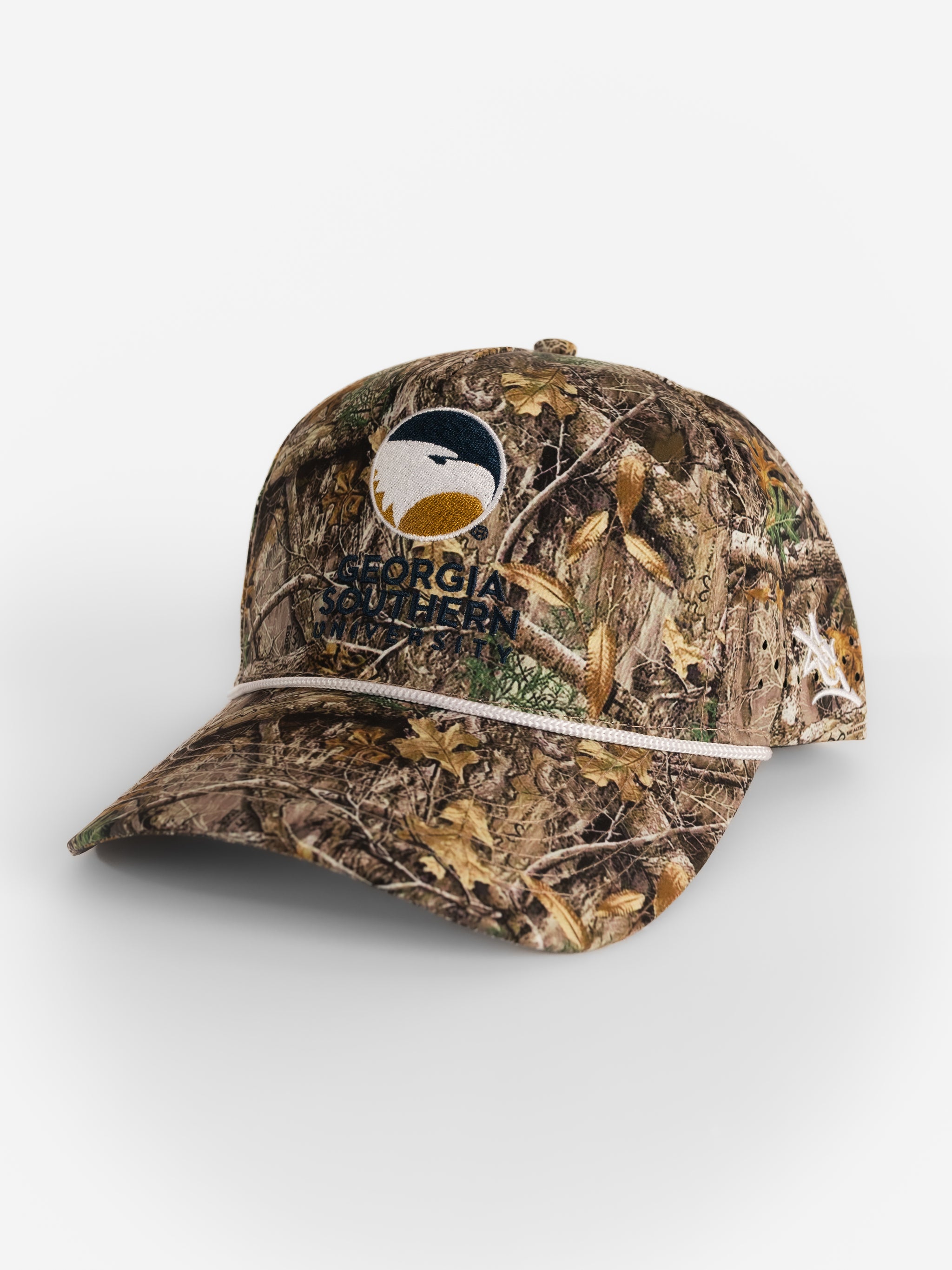 Camo Mesh Rope Retro Eagle Head Hat