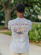 Grey LSU Death Valley Tee