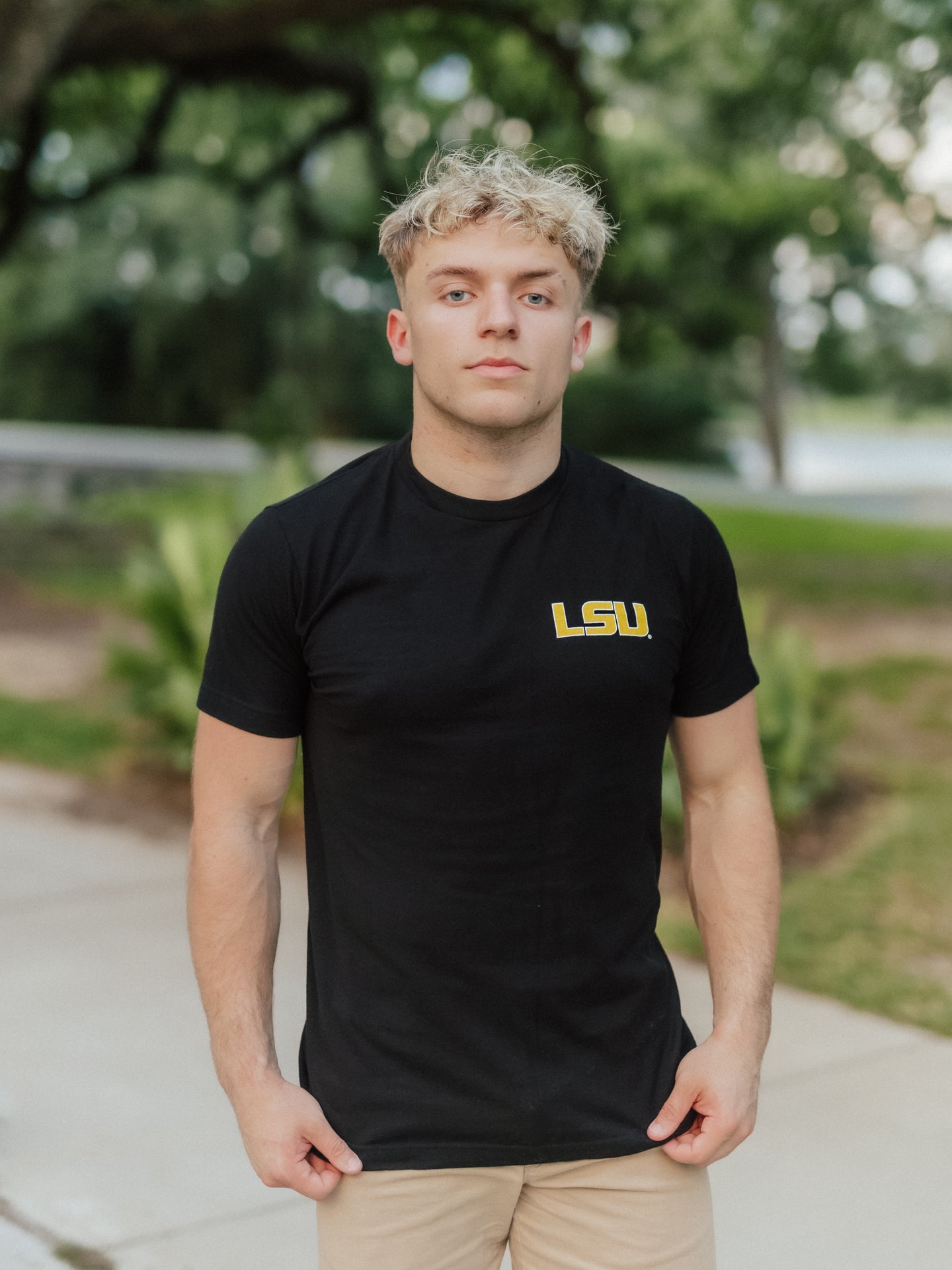 Black LSU Death Valley Tee