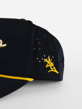 Navy Mesh Rope 'Boro' Hat