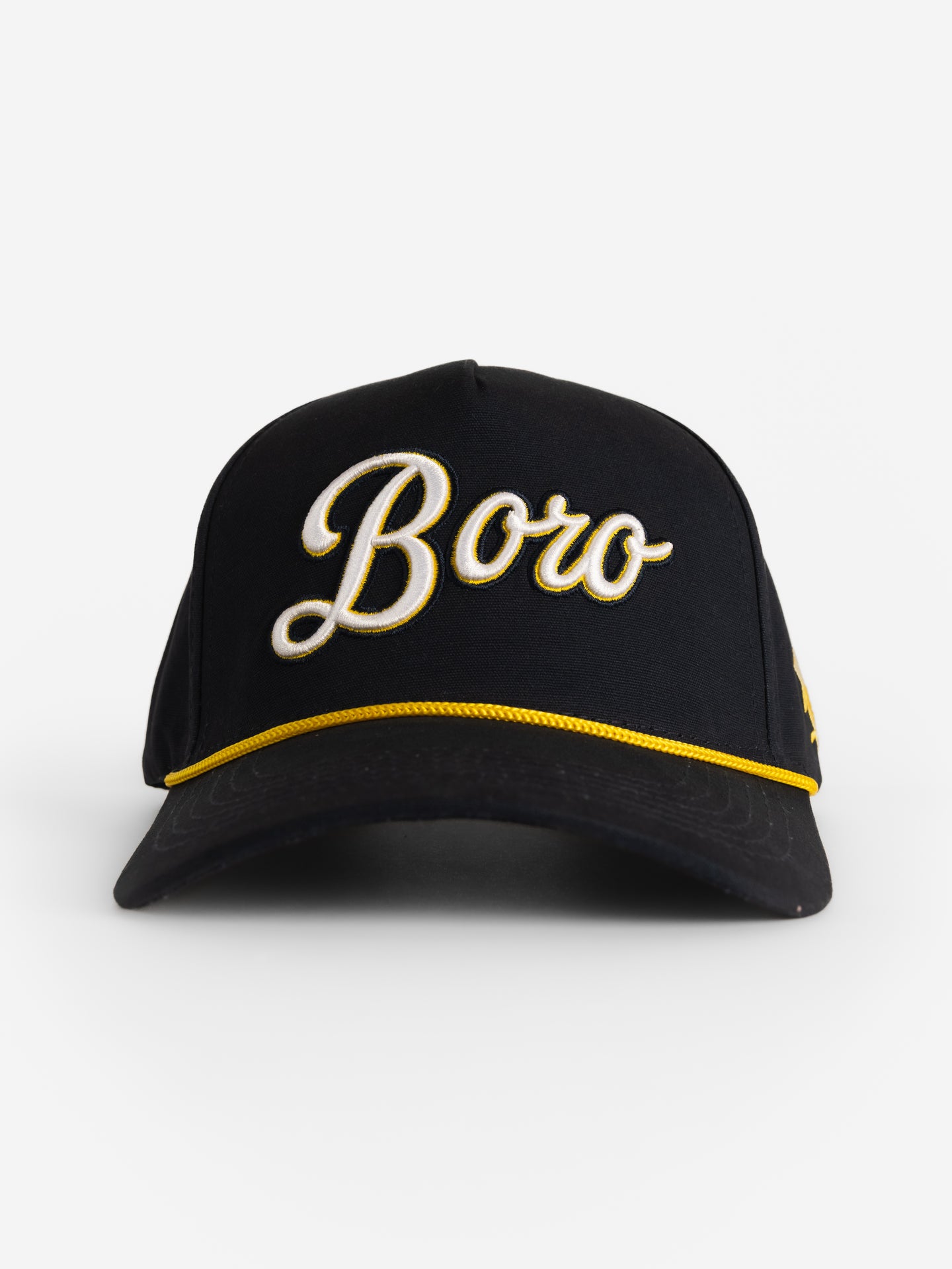 Navy Canvas Rope 'Boro' Hat