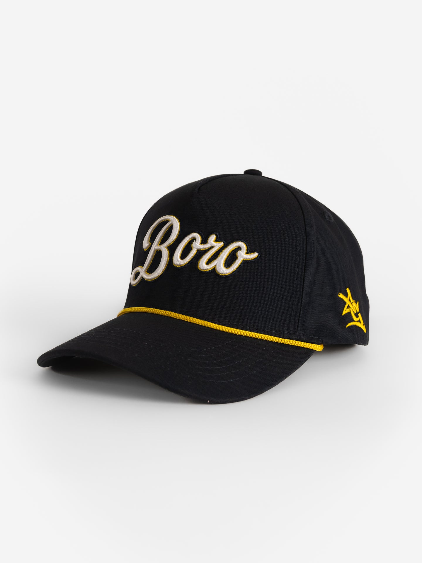 Navy Canvas Rope 'Boro' Hat