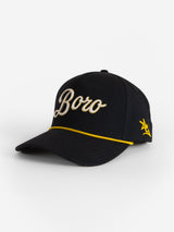 Navy Canvas Rope 'Boro' Hat