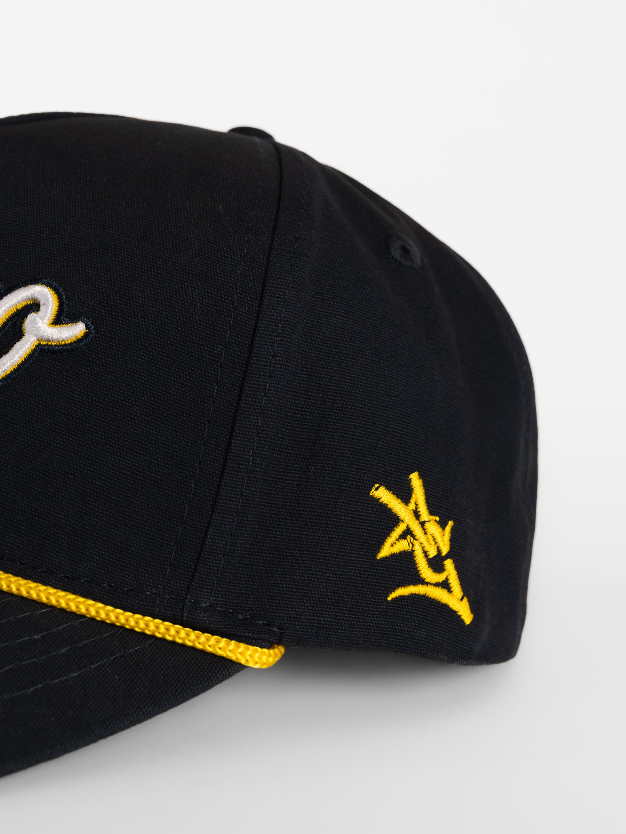 Navy Canvas Rope 'Boro' Hat