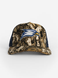Camo Front Navy Mesh Eagle Head Hat