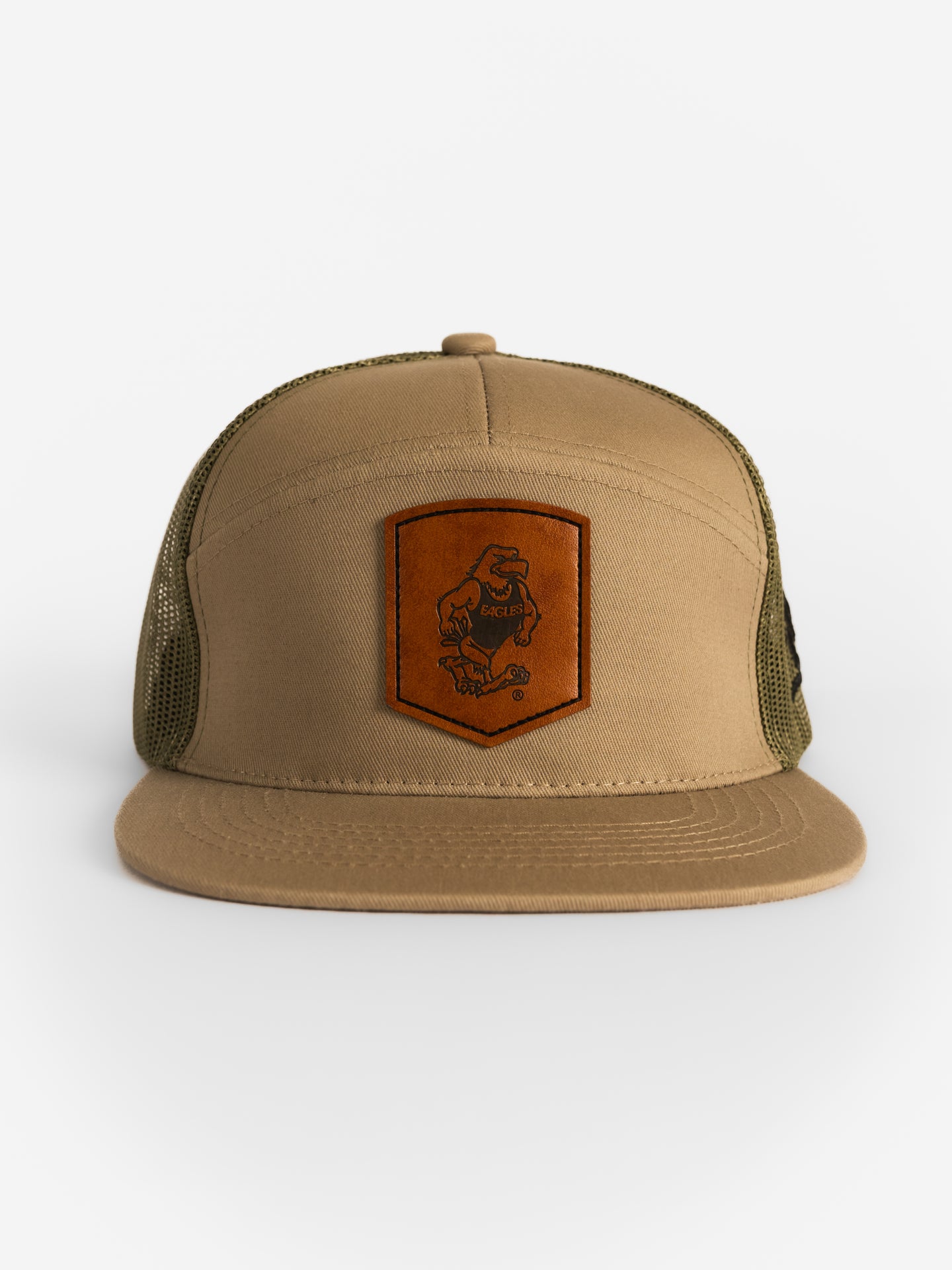 Brown GSU Leather Patch Strutter Hat