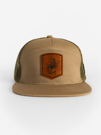Brown GSU Leather Patch Strutter Hat