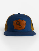 Blue GSU Leather Patch 'GS' Hat