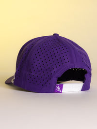 Purple LSU Script Hat