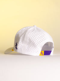 White LSU Script Hat
