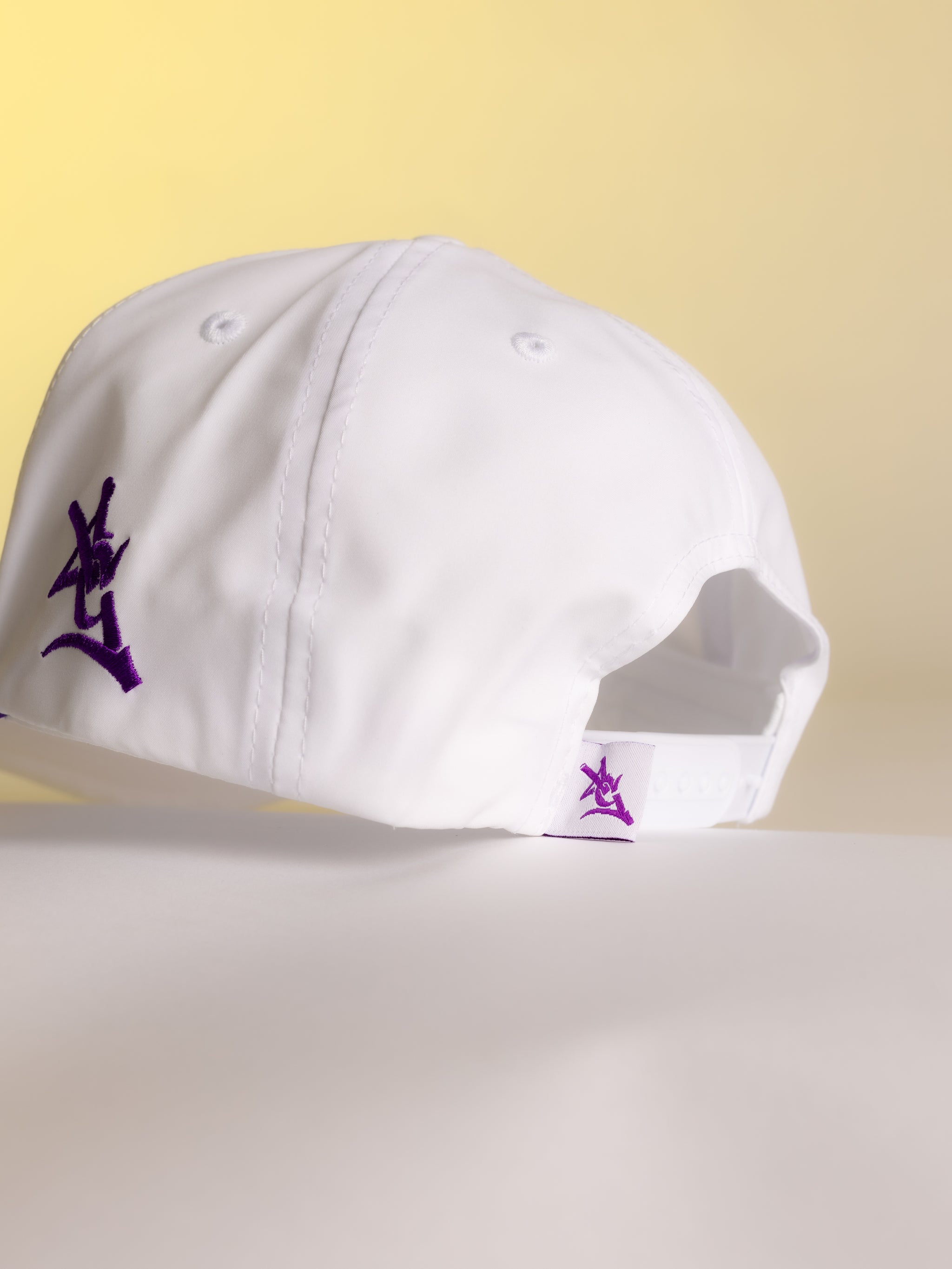White Baton Rouge Script Hat