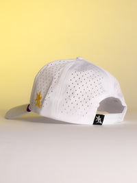 White LSU Tiger Eye Hat