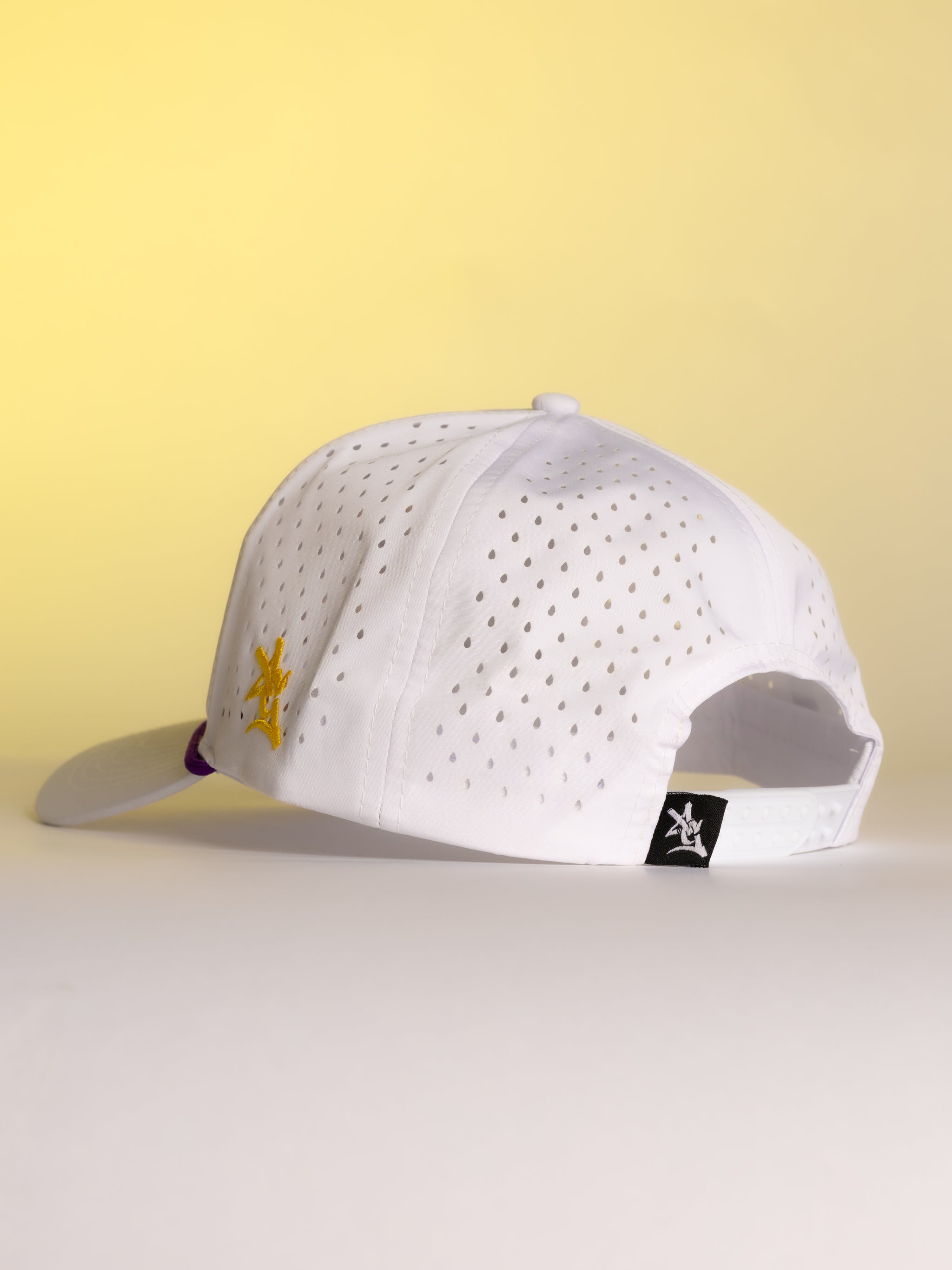 White LSU Tiger Eye Hat
